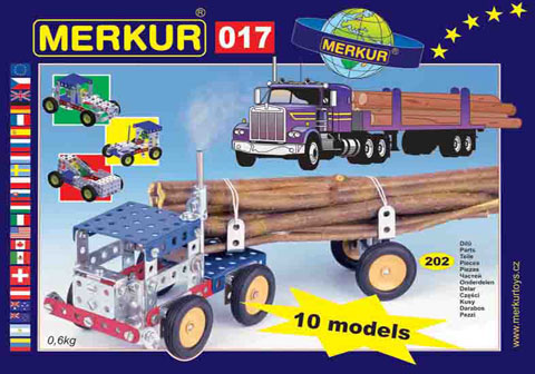 MERKUR 017, Тягач и грузовик, 202 детали.