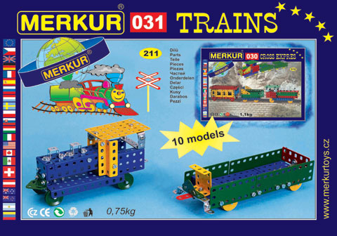 MERKUR 031, Модели поездов-1, 222 детали.