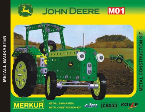 MERKUR  John Deere, Тематический конструктор земледельческой техники, 615 деталей.