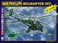 Детский конструктор Merkur  Helikopter Set, для сборки моделей военных вертолетов. 515 деталей.