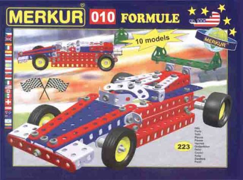 MERKUR 010 Formule, Гоночный автомобиль, 223 детали.