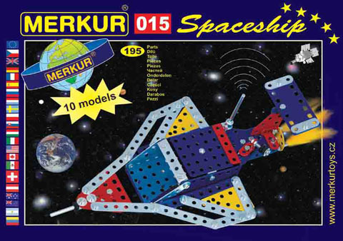 MERKUR 015, Космические корабли, 195 деталей.