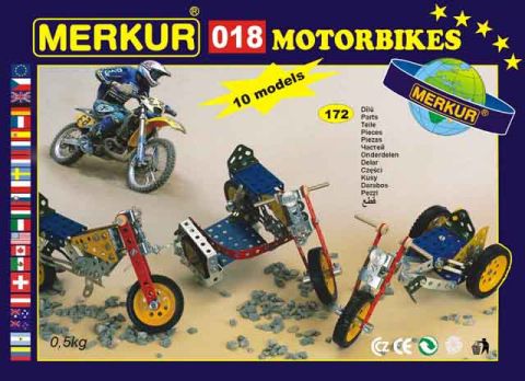 MERKUR 018, Мотоцикл, 172 детали.