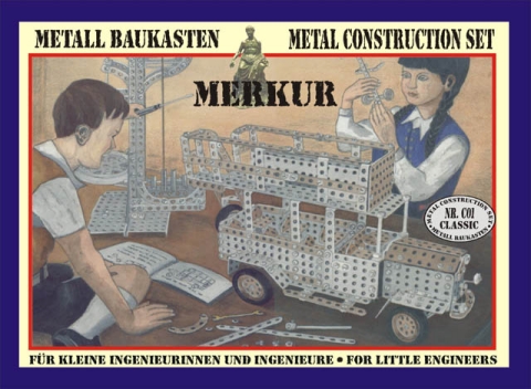 MERKUR CLASSIC C01, Эксклюзивный конструктор, повторяющий конструкторы начала XX века, 929 деталей.